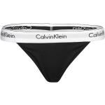 Bikinis string d'automne de créateur Calvin Klein noirs en lycra Taille XS pour femme 