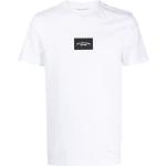 T-shirts à imprimés de créateur Calvin Klein blancs à manches courtes à col rond pour homme 