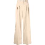 Pantalons large de créateur Calvin Klein beiges Taille XS look casual pour femme 