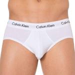 Slips de créateur Calvin Klein blancs en coton en lot de 3 Taille S look sportif pour homme en promo 