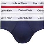 Slips en coton de créateur Calvin Klein multicolores en coton en lot de 3 Taille XL classiques pour homme 