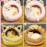 Maisons en coton à motif animaux pour chat Taille L 