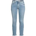 Jeans slim Cambio bleus en coton délavés éco-responsable Taille S pour femme 