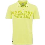 Polos Camel Active vert lime Taille 5 XL look fashion pour homme 