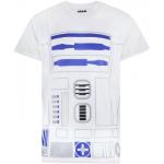 Débardeurs blancs all Over en polyester Star Wars R2D2 Taille 3 XL look fashion pour homme 