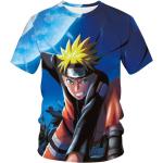 T-shirts à manches courtes Naruto lavable à la main à manches courtes à col rond Taille XS look asiatique pour homme 