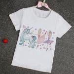 T-shirts à col rond en coton à motif licornes Taille 2 ans classiques pour garçon de la boutique en ligne joom.com/fr 