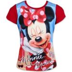 T-shirts à manches courtes rouges enfant Disney look fashion 
