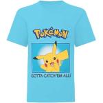 T-shirts bleus enfant Pokemon Pikachu look fashion 