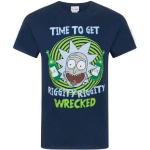 Rick And Morty Mens Riggity Riggity Wrecked T-Shirt