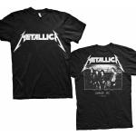 Metallica Master Of Puppets Photo Noir Classique Rock Metal Band T-shirt unisexe