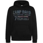 Camp David Sweat à capuche avec broderies, Noir , XXL