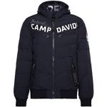 Camp David Veste à capuche pour homme avec logo, Deep Sea, XL