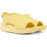Sandales Camper jaunes en cuir lisse en cuir Pointure 39 pour femme 