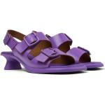Sandales Camper violettes en cuir lisse en cuir Pointure 36 pour femme 