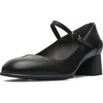 Chaussures noires en cuir en cuir Pointure 36 look fashion pour femme 
