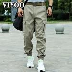 Pantalons cargo multicolores camouflage en polyester lavable à la main Taille 3 XL look casual pour homme 