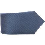 Cravates en soie Canali bleues à carreaux Tailles uniques pour homme 