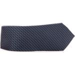 Cravates en soie Canali bleues Tailles uniques pour homme 