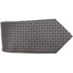 Cravates en soie Canali grises Tailles uniques classiques pour homme 