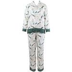 Pyjamas Canat blancs all Over en viscose Taille XS pour femme en promo 