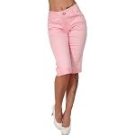 Bermudas roses à strass Taille 3 XL look fashion pour femme 