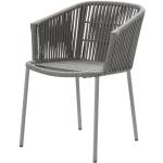 Chaises de jardin Cane-line gris acier en acier 