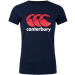 T-shirts Canterbury bleu marine à logo en coton mélangé Taille L look fashion pour femme 