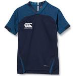 Maillots de rugby Canterbury bleu marine à rayures Pays enfant look sportif 