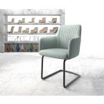 Chaises design DELIFE Greg-Flex vert menthe à rayures modernes en promo 