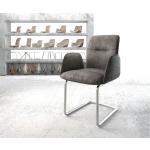 Chaises design DELIFE Vinja-Flex en acier 