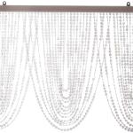 Rideau de porte en perles plastique - Arc-en-ciel translucide - Olivia