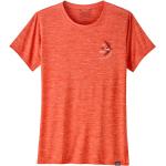 Capilene Cool Daily Graphic Shirt Lands Granite Swift Pimento Red X-Dye - S
