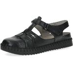 Sandales plates Caprice noires avec semelles amovibles Pointure 40 look fashion pour femme 