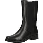Boots Chelsea Caprice noires à fermetures éclair Pointure 40,5 avec un talon jusqu'à 3cm look fashion pour femme 