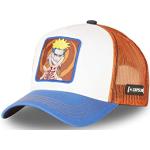 Casquette Homme & Femme Naruto, Casquette Trucker Manga, Authentique Anime, Blanc, Bleu, Orange, Taille TU
