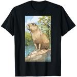 Capybara Design Wildlife Apparel Imprimé nature T-Shirt