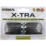 Karakal Bande de grip X-TRA pour raquette de tennis, badminton et squash Noir
