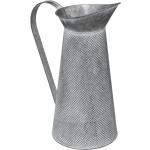 Carafe, gris, métal zinc H38 cm