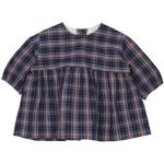 Robes écossaises bleus foncé en coton Taille 6 ans pour fille en promo de la boutique en ligne Yoox.com avec livraison gratuite 