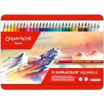 Crayons de couleur Caran d'Ache en métal en promo 