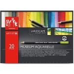 Caran d'Ache Museum Aquarelle Landscape Lot de 24 crayons aquarelle de qualité extra fine - Couleurs assorties