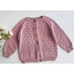 Cardigans rose pastel en laine pour fille de la boutique en ligne Etsy.com 