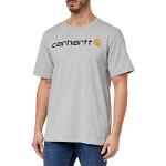 T-shirts Carhartt gris en jersey à manches courtes à manches courtes Taille S look fashion pour homme en promo 