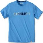 T-shirts Carhartt bleues claires en jersey Taille L look fashion pour homme 
