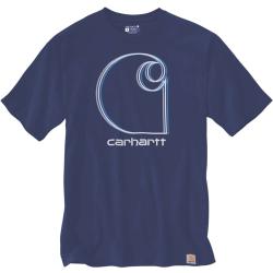 Carhartt C Graphic T-shirt, bleu, taille S