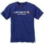 T-shirts col roulé Carhartt bleues foncé à logo à col roulé Taille XL look fashion pour homme 