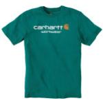 T-shirts col roulé Carhartt vert clair à logo à col roulé Taille XXL look fashion pour homme 