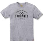 T-shirts à imprimés Carhartt argentés Taille S look fashion pour homme en promo 