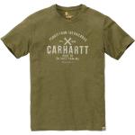 T-shirts à imprimés Carhartt verts Taille S look fashion pour homme en promo 